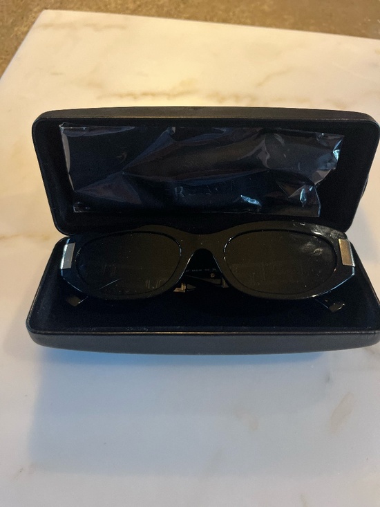 Versace Greca Cat-Eye Sunglasses in Black